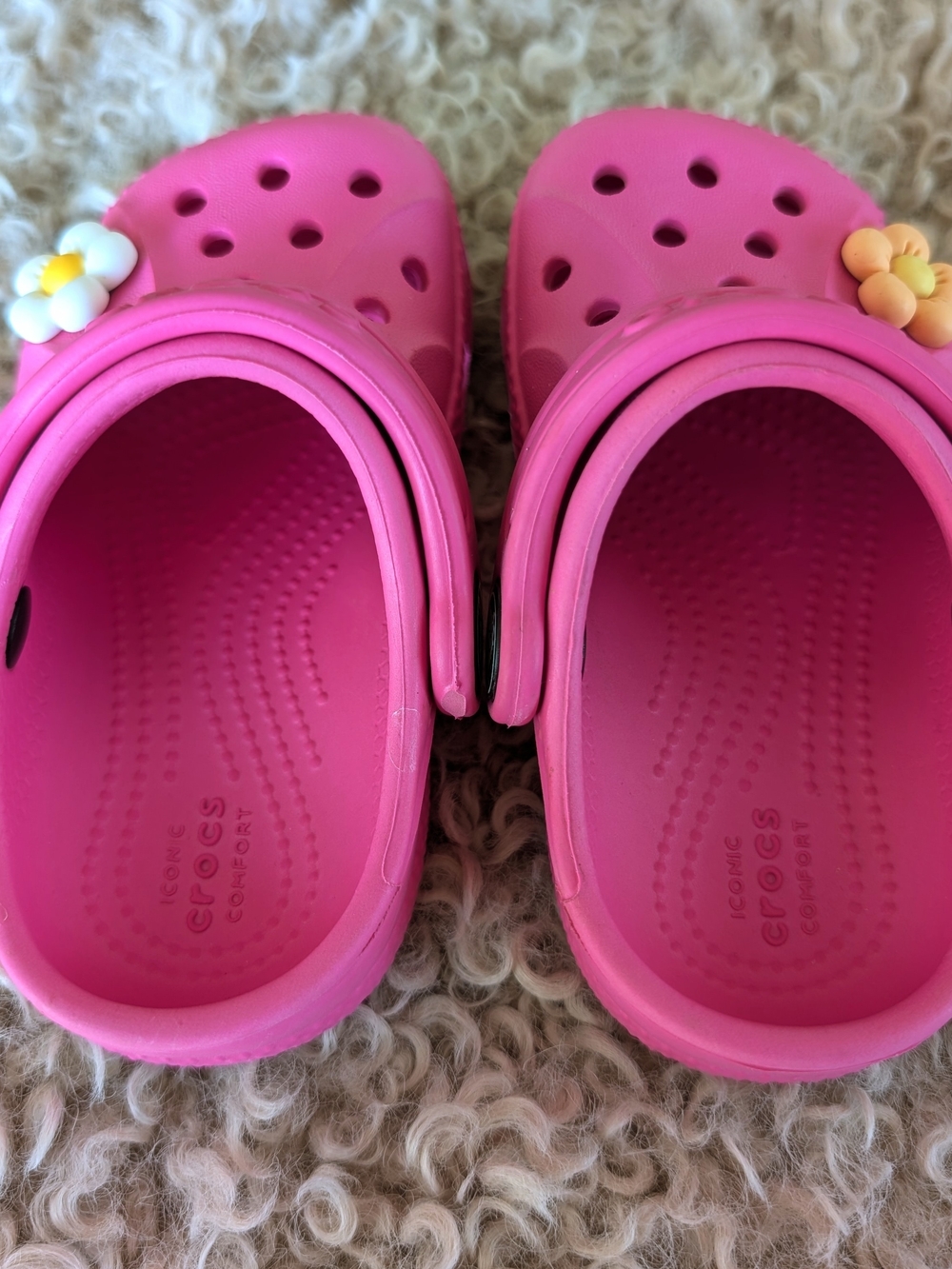 Crocs Electric Pink Toddler Baya Clog - Picture 5 of 6